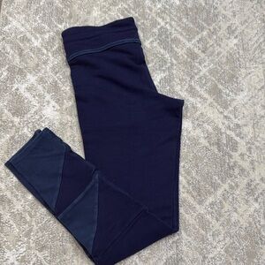 Navy blue jean like leggings